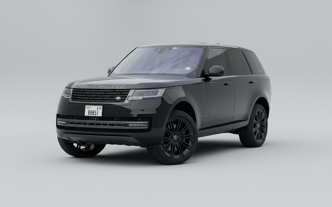 Range Rover Vogue 2023 Black – Luxury SUV Rental Dubai