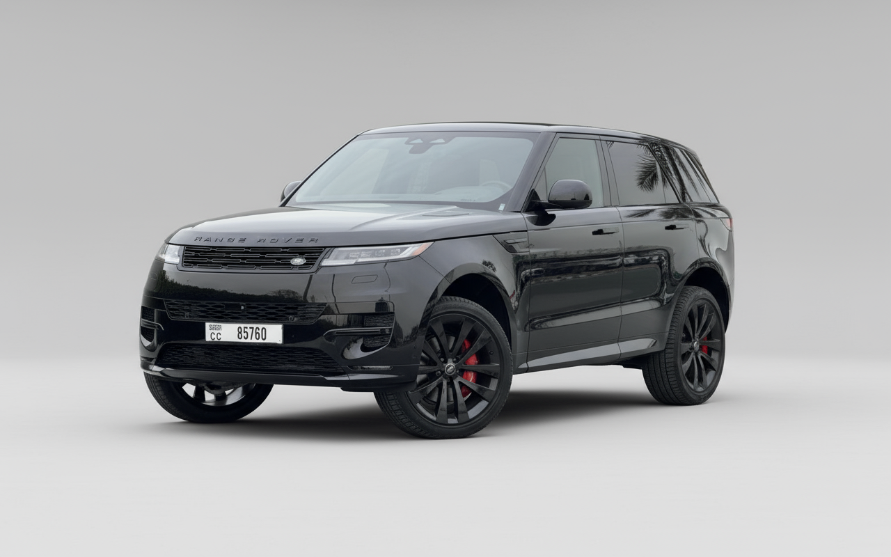 Range Rover Sport 2025 Black – Luxury SUV Rental Dubai