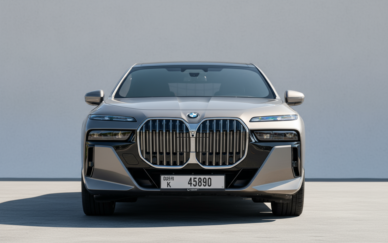 Rent BMW 740i M Kit 2024 Gold or similar DRD Car Rental LLC