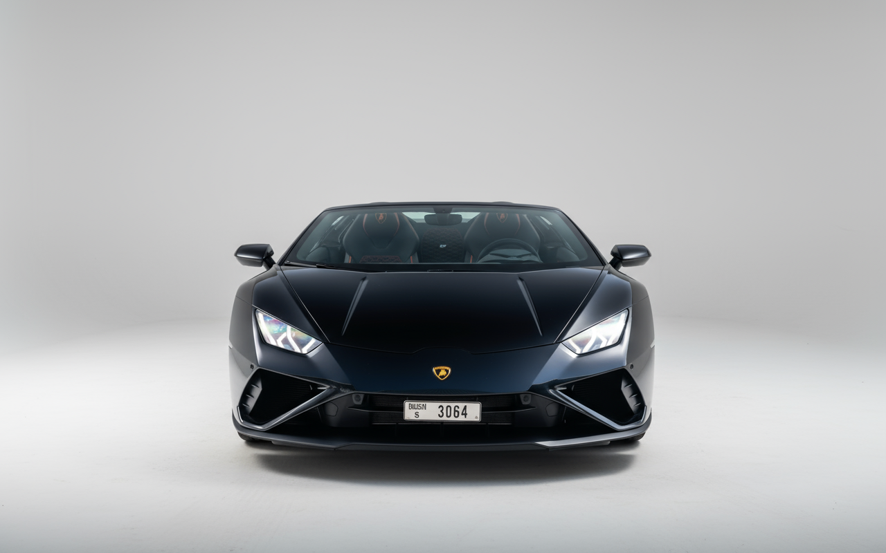 Rent Lamborghini Huracan Evo Spider 2023 Black or similar DRD Car Rental LLC