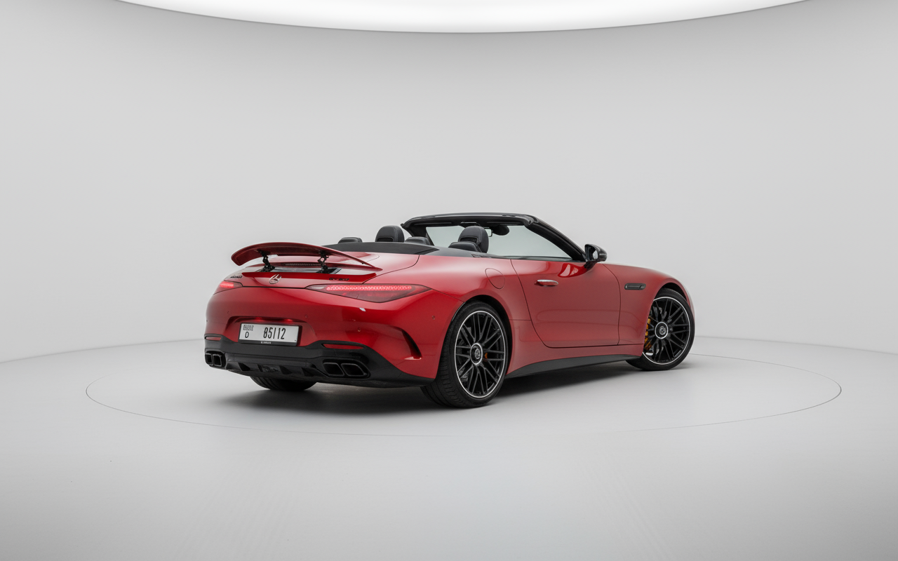 Rent Mercedes-Benz SL63 AMG 2023 Red or similar DRD Car Rental LLC
