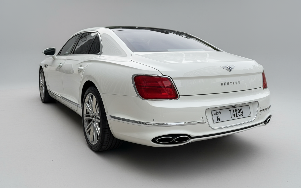 Rent Bentley Flying Spur 2020 White N74299 or similar DRD Car Rental LLC