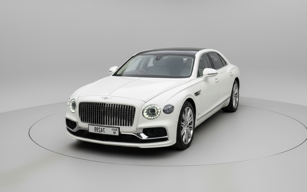 Rent Bentley Flying Spur 2020 White N74299 or similar DRD Car Rental LLC