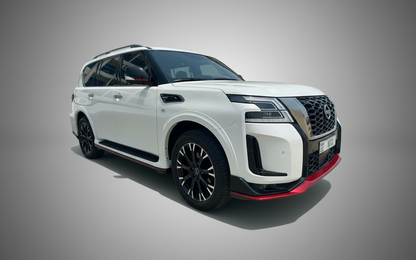 Rent Nissan Patrol Nismo 2024 EE16773 White or similar DRD Car Rental LLC