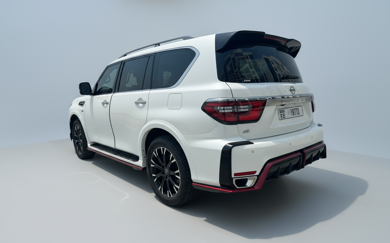 Rent Nissan Patrol Nismo 2024 EE16773 White or similar DRD Car Rental LLC