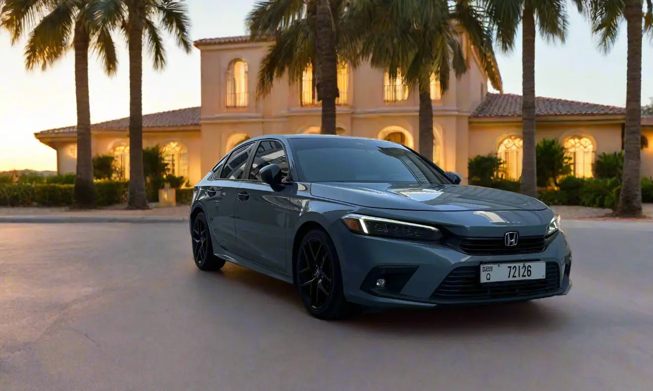 Rent Honda Civic Sport 2022 Light Blue or similar DRD Car Rental LLC