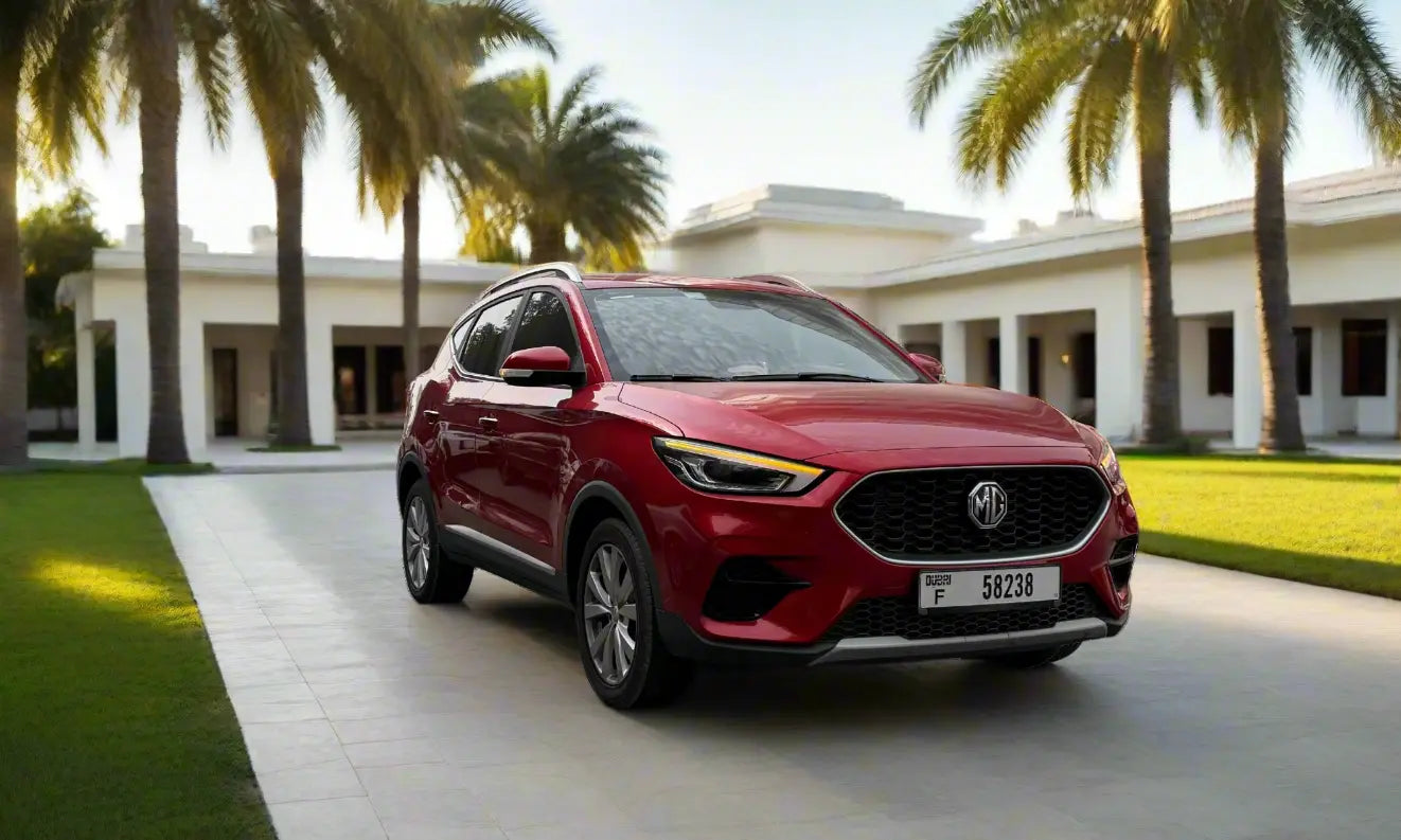 Rent MG ZS 2024 Red or similar DRD Car Rental LLC