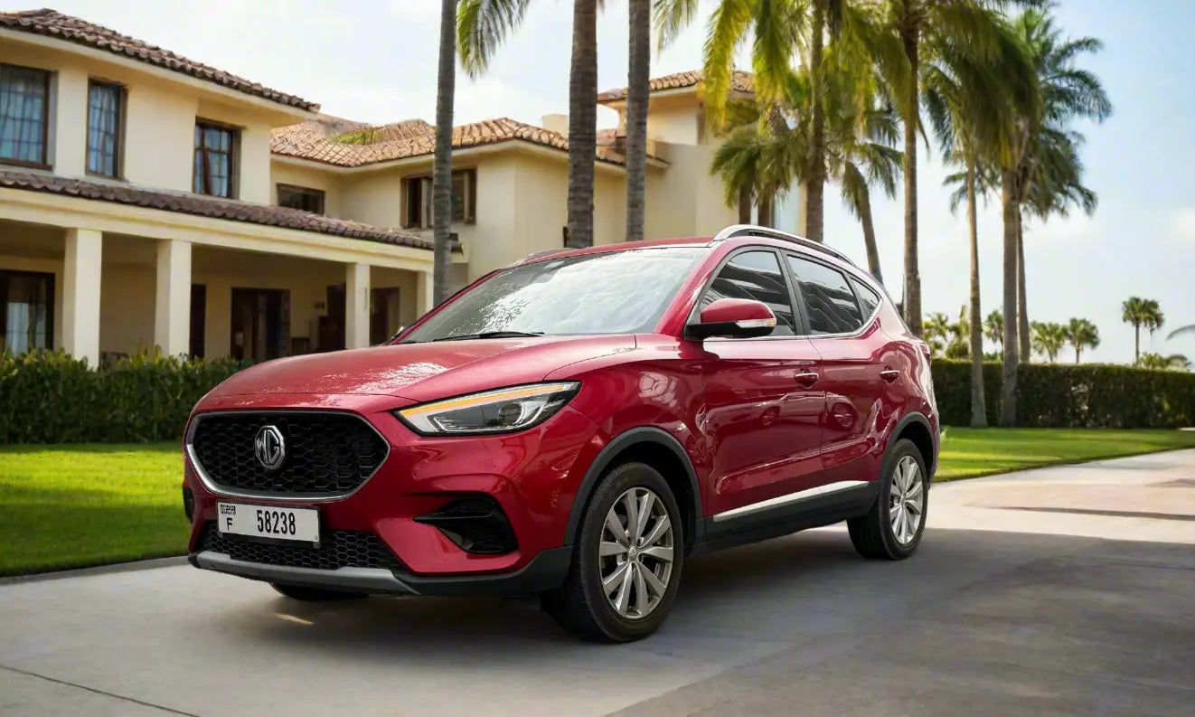 Rent MG ZS 2024 Red or similar DRD Car Rental LLC