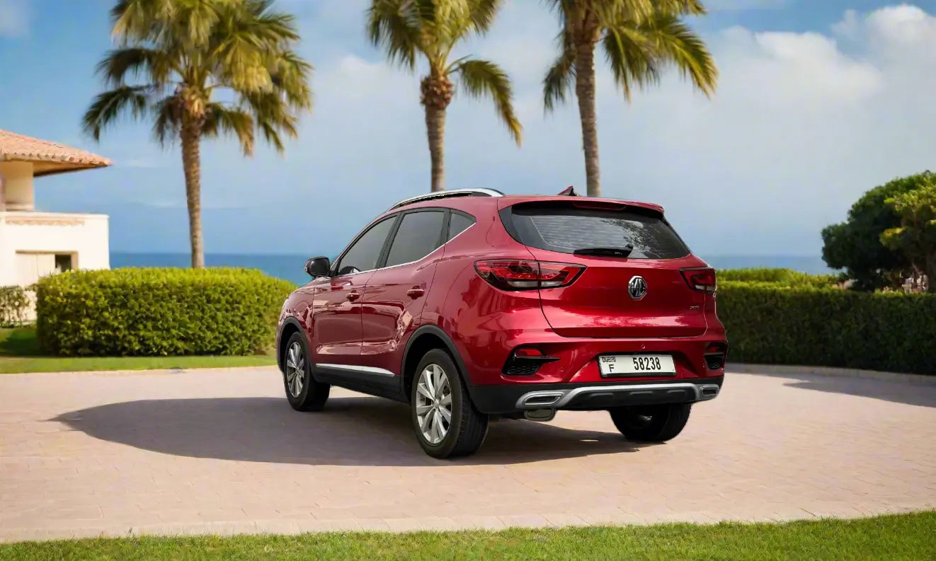 Rent MG ZS 2024 Red or similar DRD Car Rental LLC