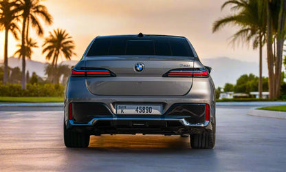 Rent BMW 740i M Kit 2024 Gold or similar DRD Car Rental LLC