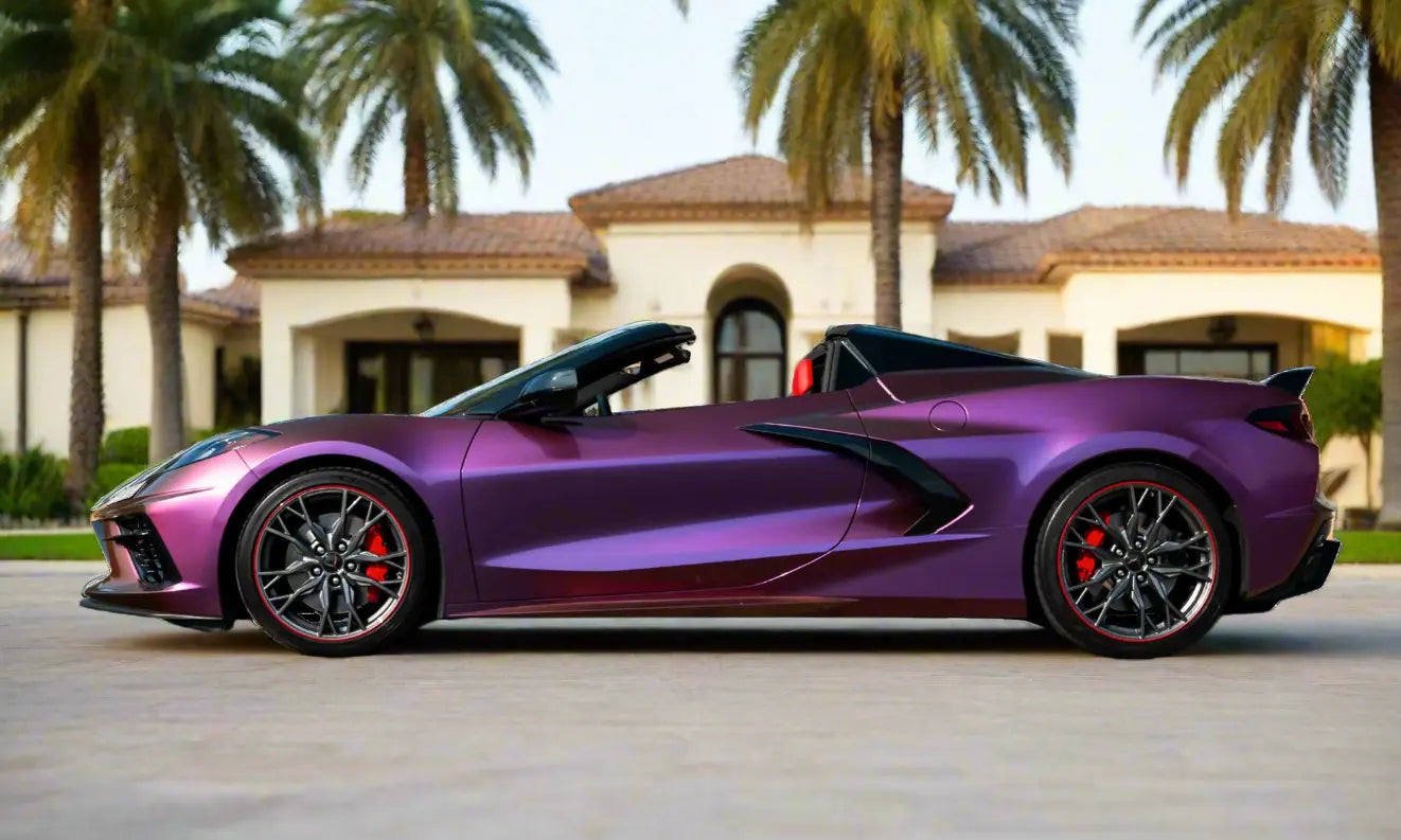 Rent Corvette C8 Stingray 2023 Maroon or similar DRD Car Rental LLC