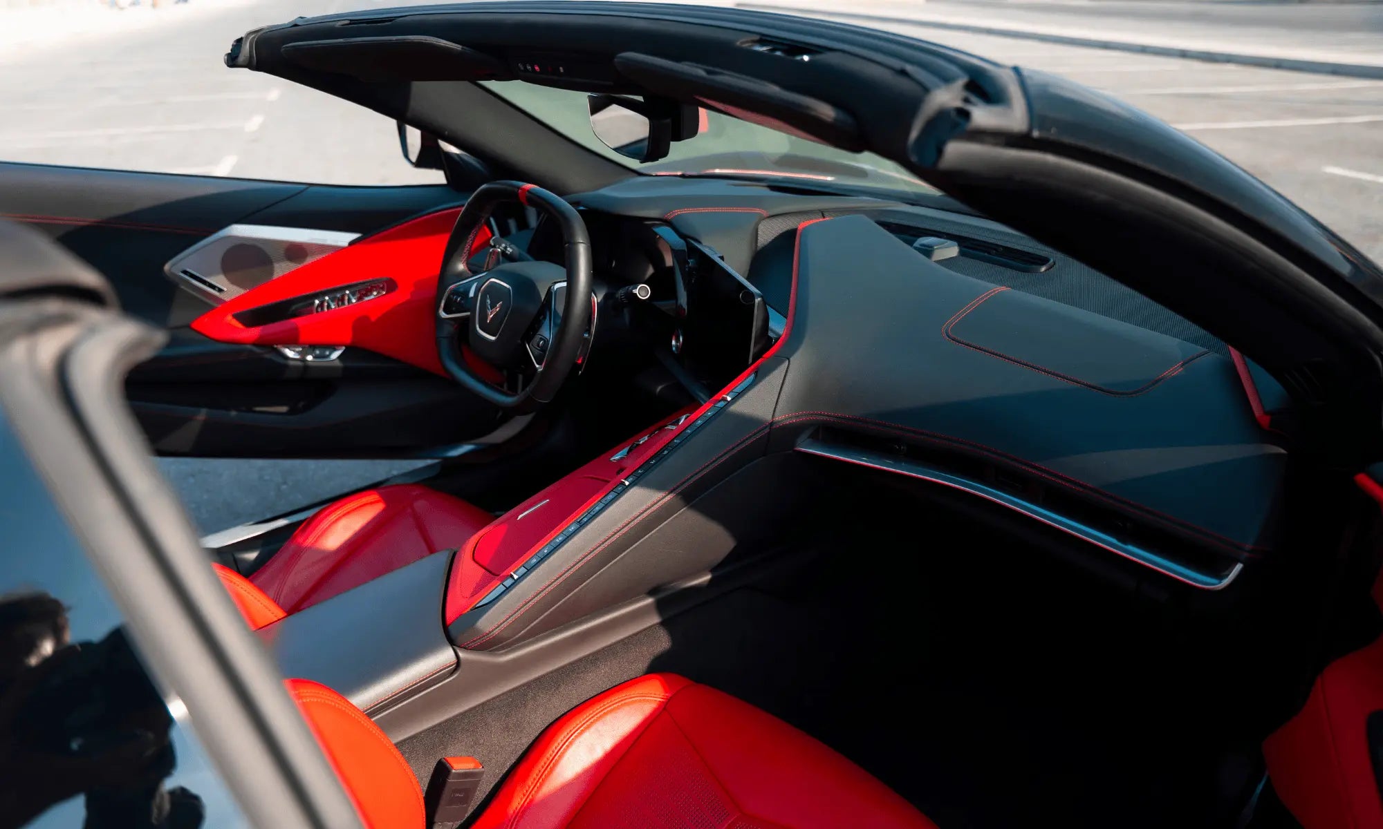 Rent Corvette C8 Stingray 2023 Maroon or similar DRD Car Rental LLC