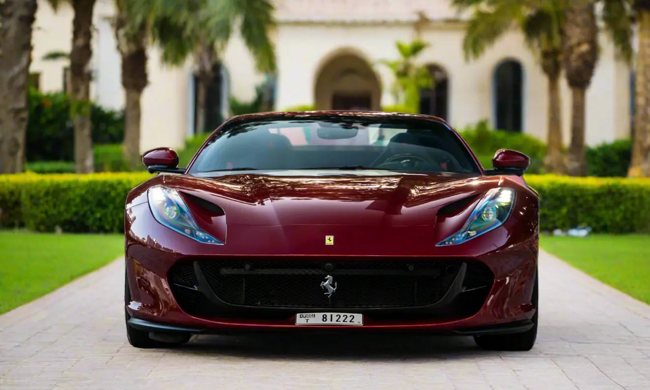 Rent Ferrari 812 GTS 2023 Red or similar DRD Car Rental LLC