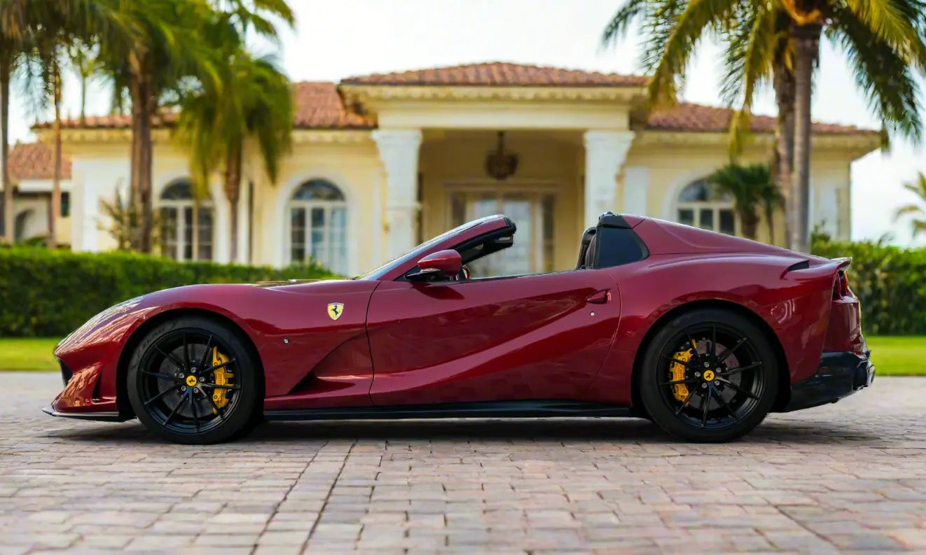Rent Ferrari 812 GTS 2023 Red or similar DRD Car Rental LLC