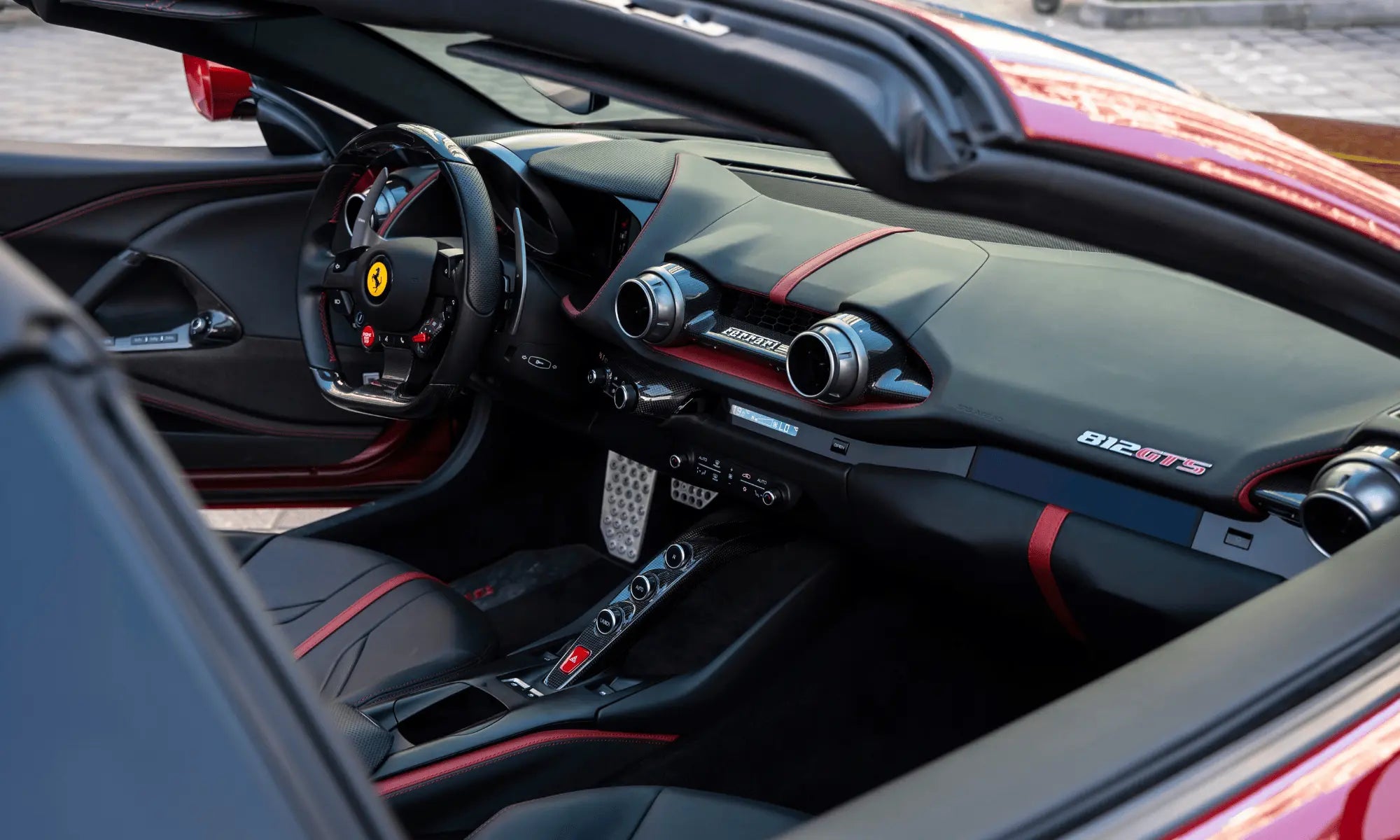 Rent Ferrari 812 GTS 2023 Red or similar DRD Car Rental LLC