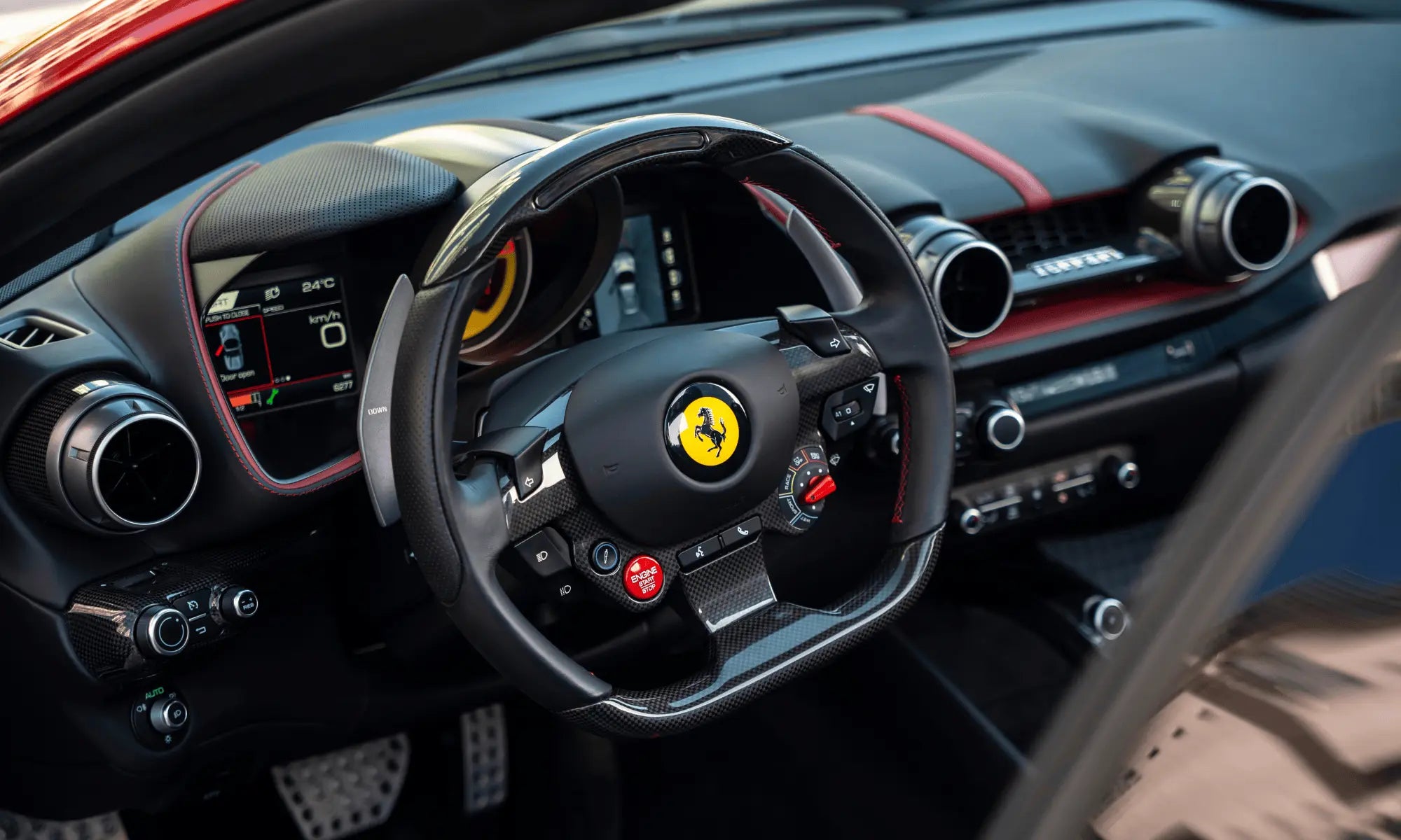 Rent Ferrari 812 GTS 2023 Red or similar DRD Car Rental LLC