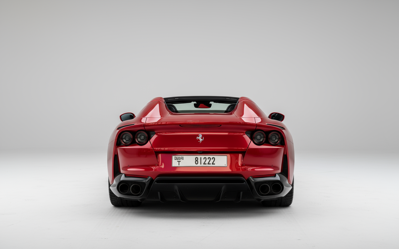Rent Ferrari 812 GTS 2023 Red or similar DRD Car Rental LLC