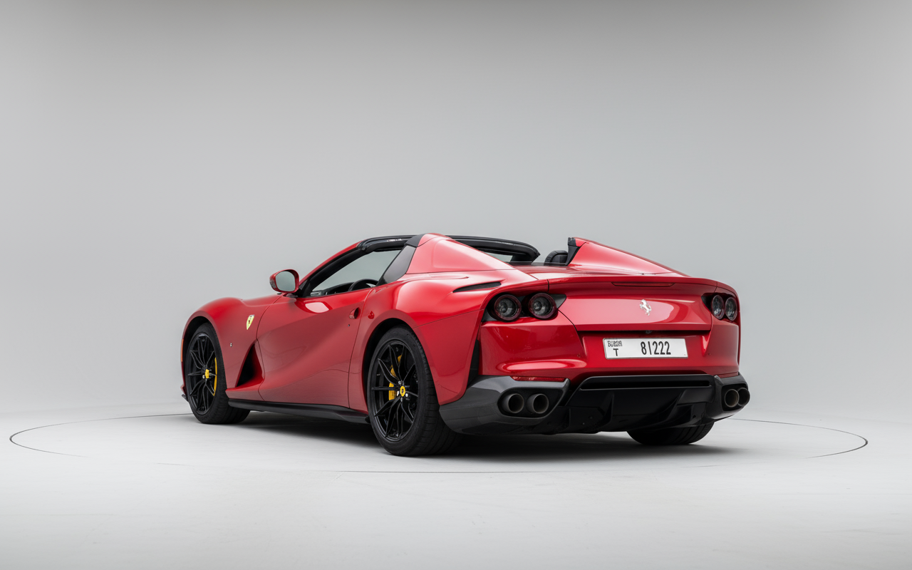 Rent Ferrari 812 GTS 2023 Red or similar DRD Car Rental LLC