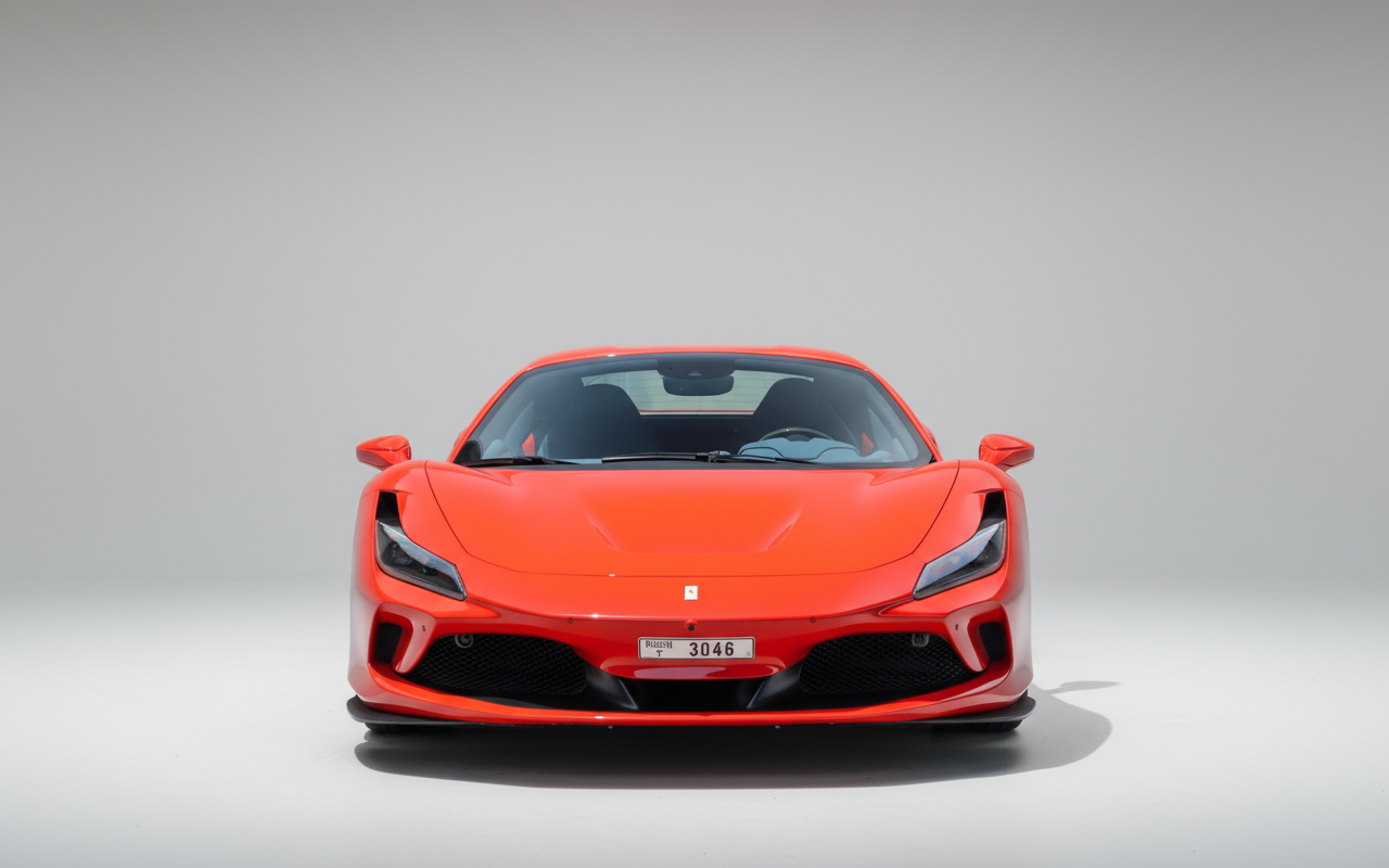 Rent Ferrari F8 Tributo Spider 2023 Red or similar DRD Car Rental LLC
