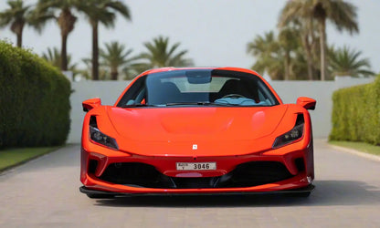 Rent Ferrari F8 Tributo Spider 2023 Red or similar DRD Car Rental LLC
