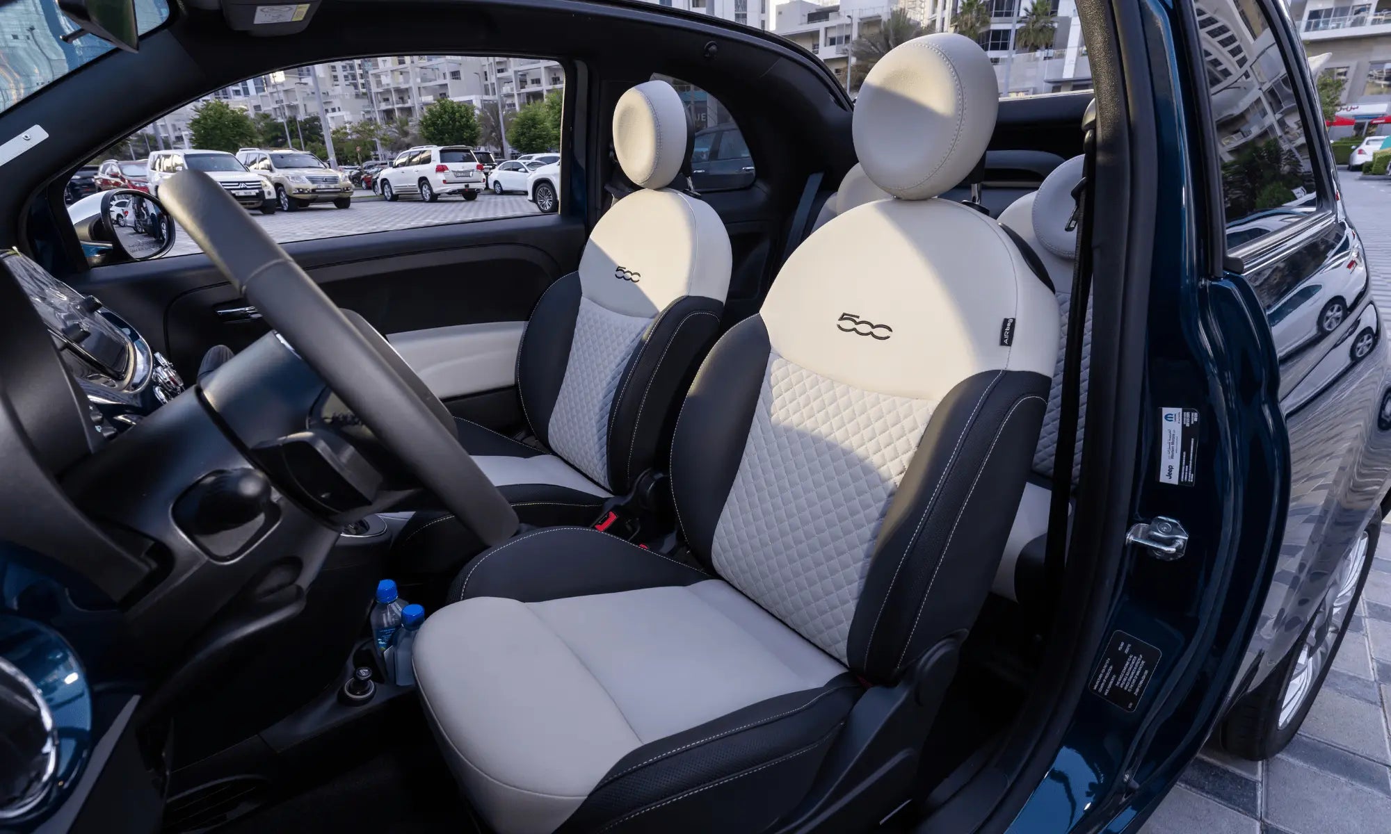 Rent Fiat dolcevita 500 2022 Blue or similar DRD Car Rental LLC