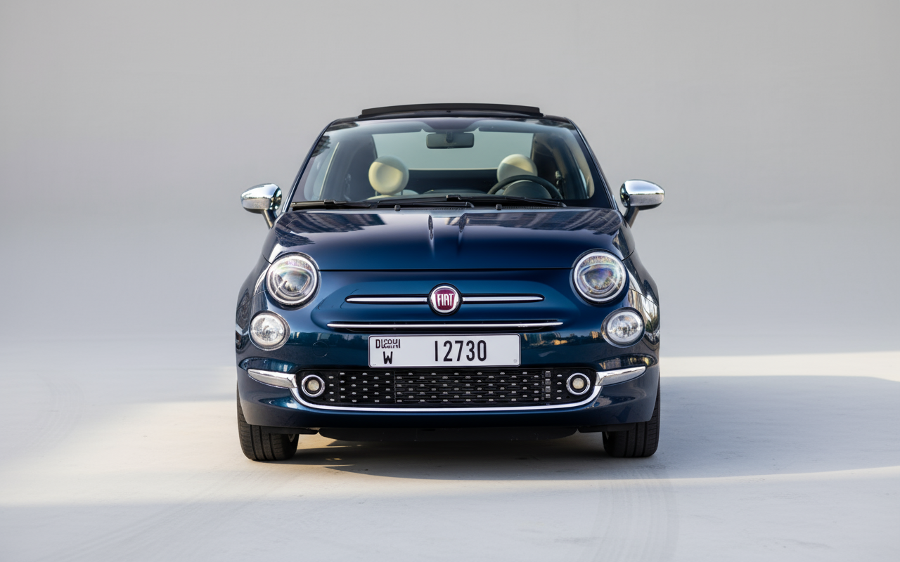 Rent Fiat dolcevita 500 2022 Blue or similar DRD Car Rental LLC