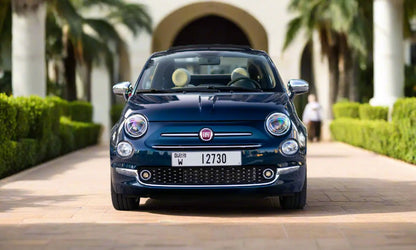 Rent Fiat dolcevita 500 2022 Blue or similar DRD Car Rental LLC