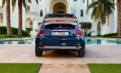 Rent Fiat dolcevita 500 2022 Blue or similar DRD Car Rental LLC