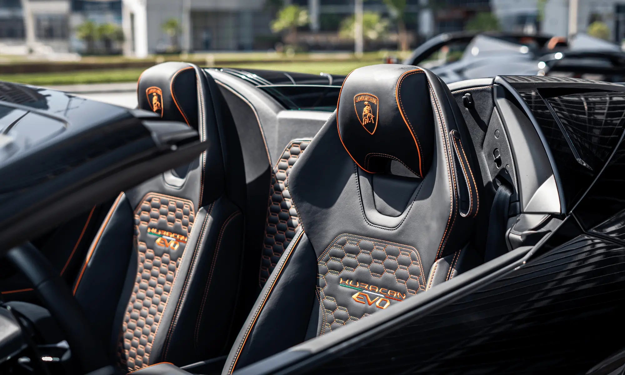 Rent Lamborghini Huracan Evo Spider 2023 Black or similar DRD Car Rental LLC