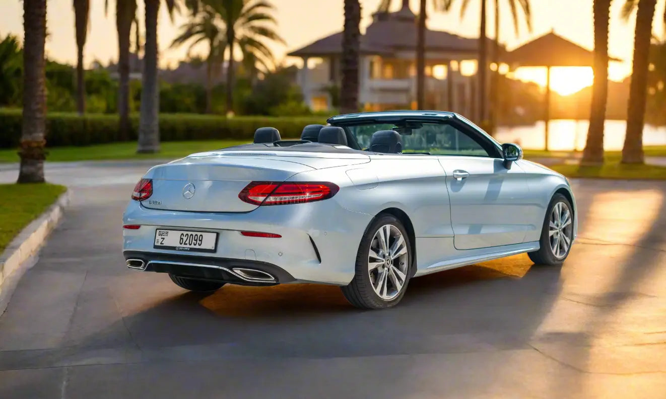 Rent Mercedes-Benz C200 Convertible 2023 Grey or similar DRD Car Rental LLC