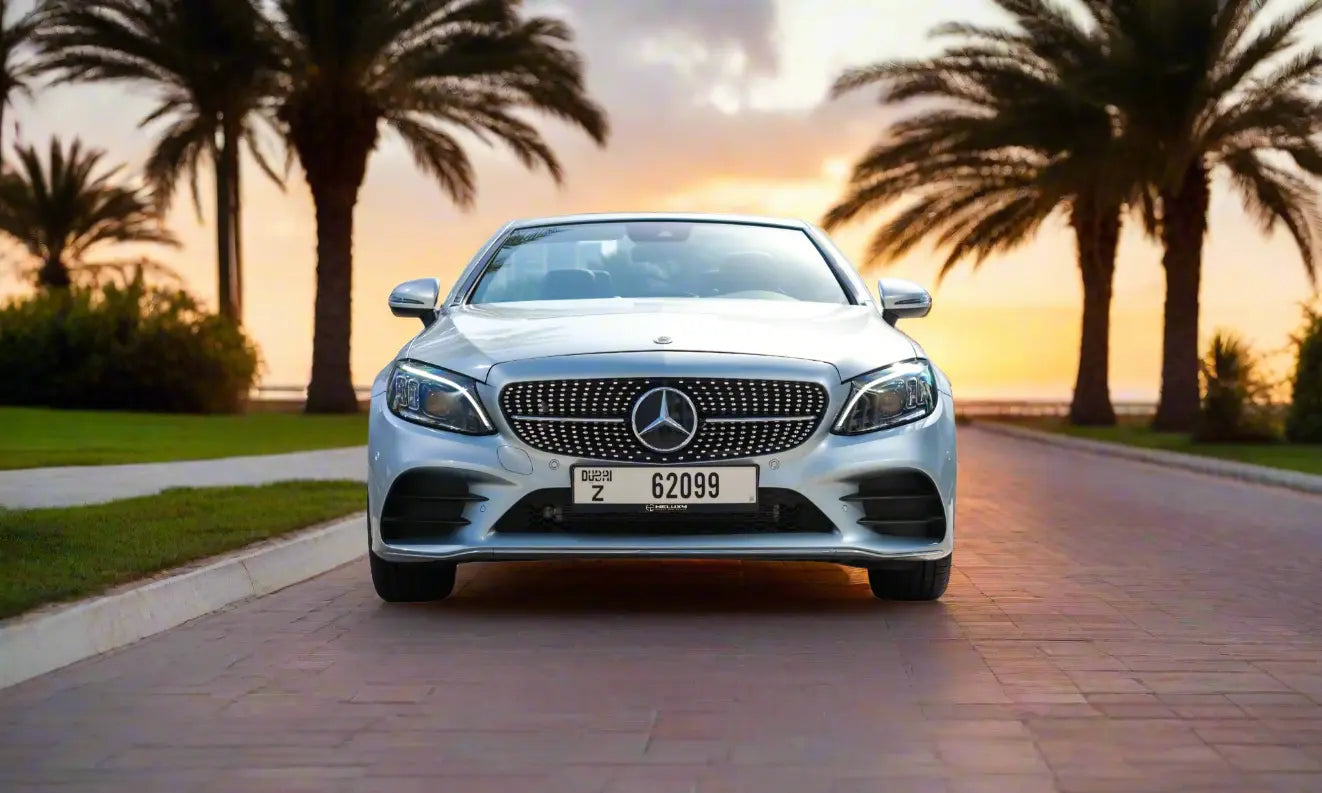 Rent Mercedes-Benz C200 Convertible 2023 Grey or similar DRD Car Rental LLC