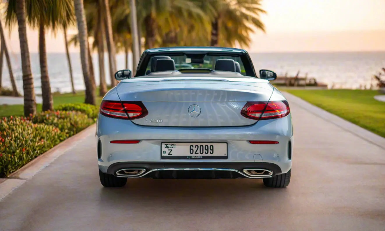 Rent Mercedes-Benz C200 Convertible 2023 Grey or similar DRD Car Rental LLC