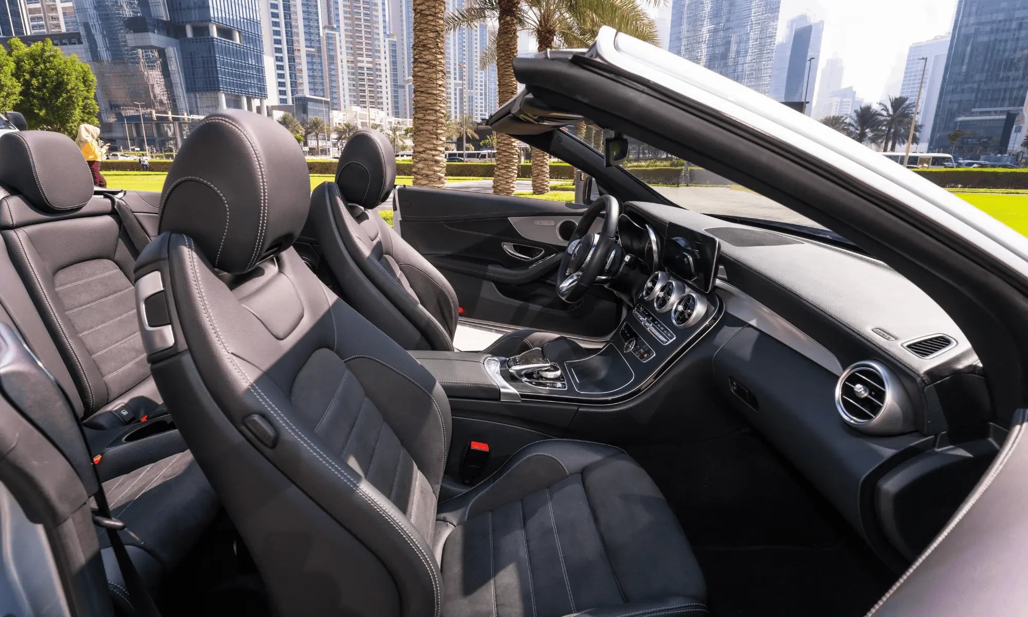 Rent Mercedes-Benz C200 Convertible 2023 Grey or similar DRD Car Rental LLC