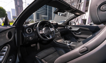 Rent Mercedes-Benz C200 Convertible 2023 Grey or similar DRD Car Rental LLC