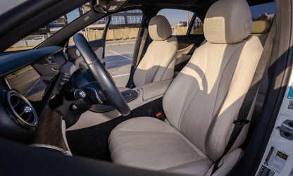 Rent Mercedes-Benz E350 AMG 2023 White or similar DRD Car Rental LLC