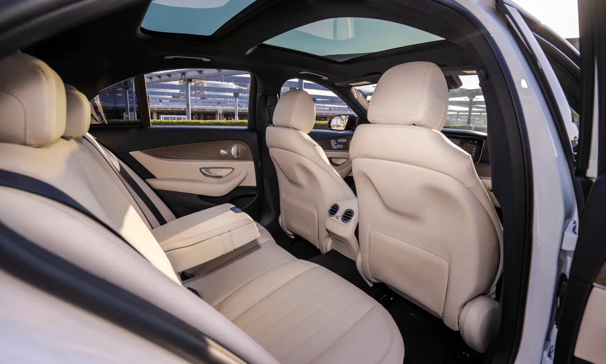 Rent Mercedes-Benz E350 AMG 2023 White or similar DRD Car Rental LLC
