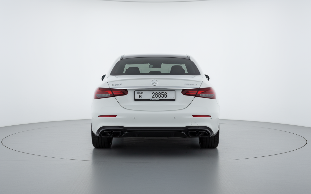 Rent Mercedes-Benz E350 AMG 2023 White or similar DRD Car Rental LLC