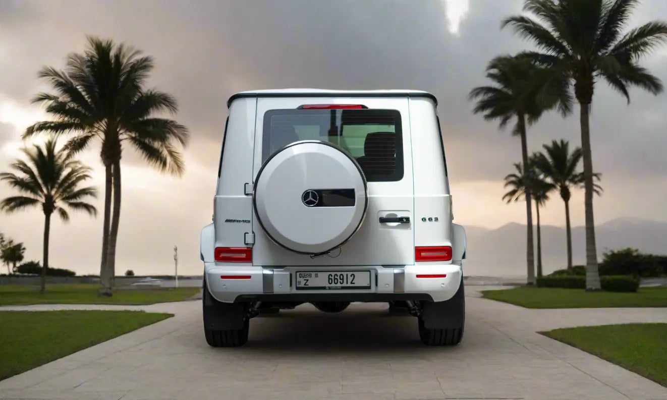 Rent Mercedes-Benz G63 2023 White or similar DRD Car Rental LLC