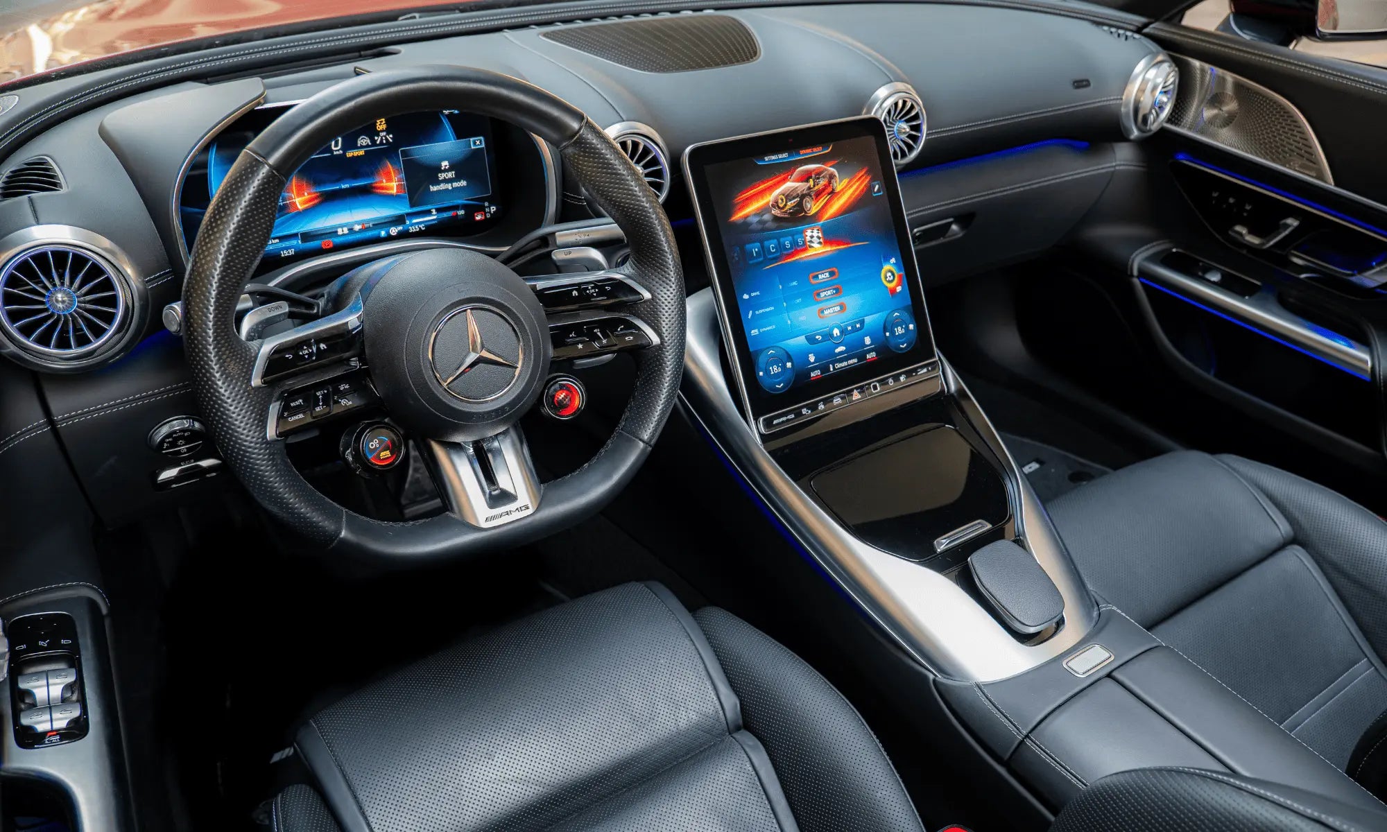 Rent Mercedes-Benz SL63 AMG 2023 Red or similar DRD Car Rental LLC