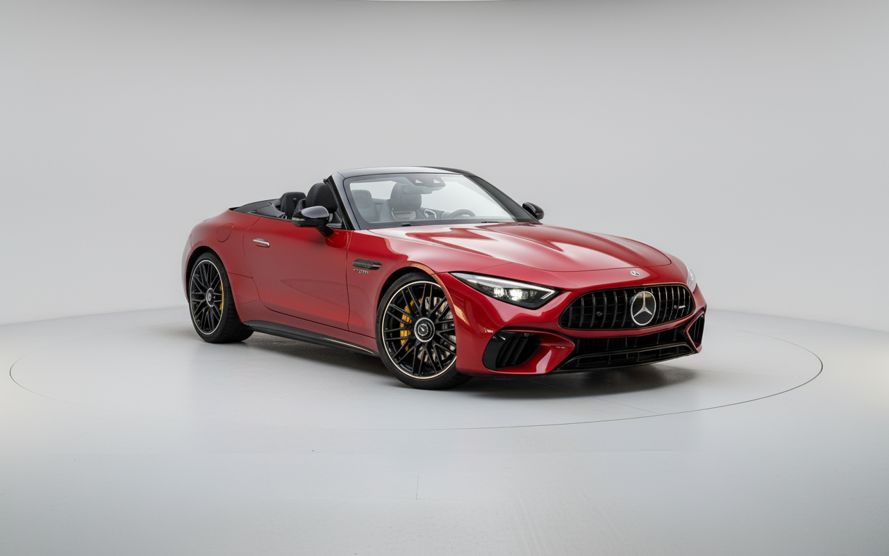 Rent Mercedes-Benz SL63 AMG 2023 Red or similar DRD Car Rental LLC