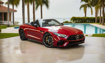 Rent Mercedes-Benz SL63 AMG 2023 Red or similar DRD Car Rental LLC